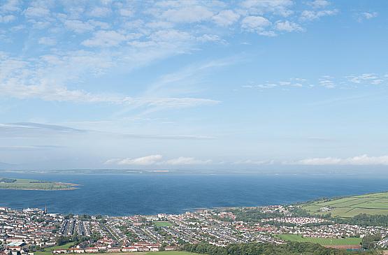 Panorama over Largs