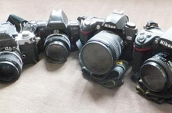 My Nikon Family: F2AS, F801s, D70, D700